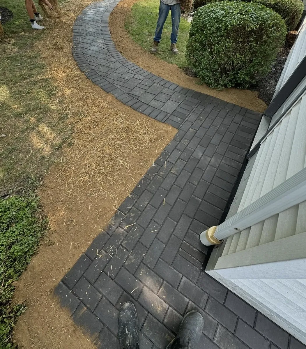 landscaping with lawn, plants, and outdoor design features